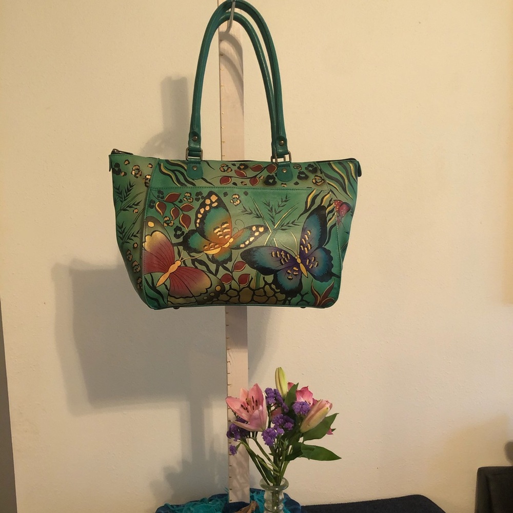 Anuschka Animal Butterfly purse